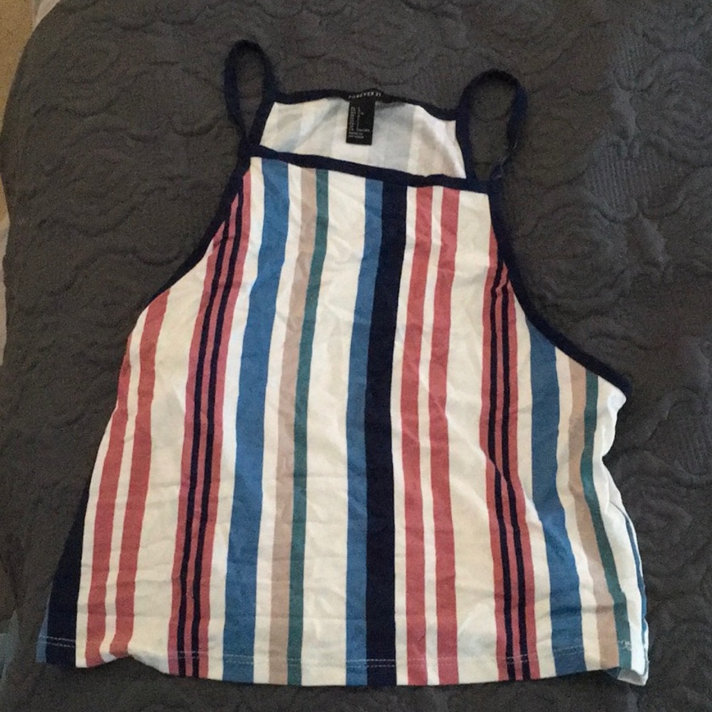 Striped Crop top